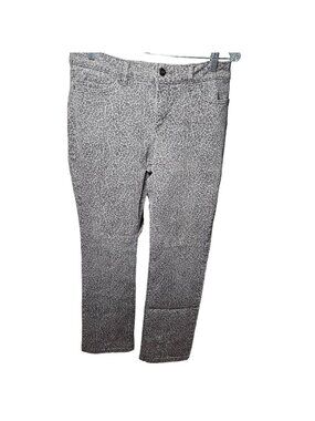 Lee Womens Leopard Print Straight Leg Jeans